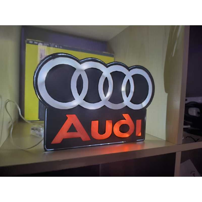 Luminária AUDI - Painel iluminado