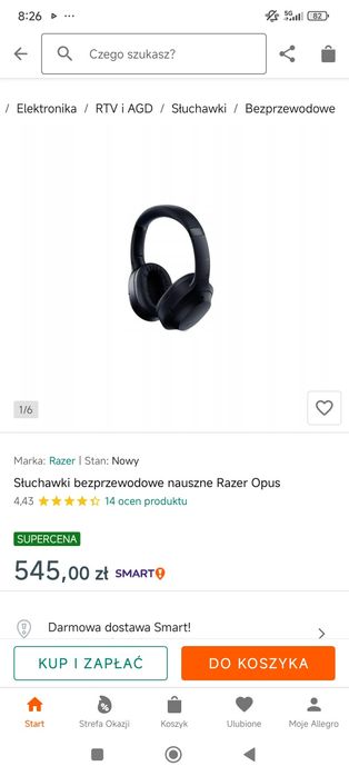 Słuchawki Razer Opus