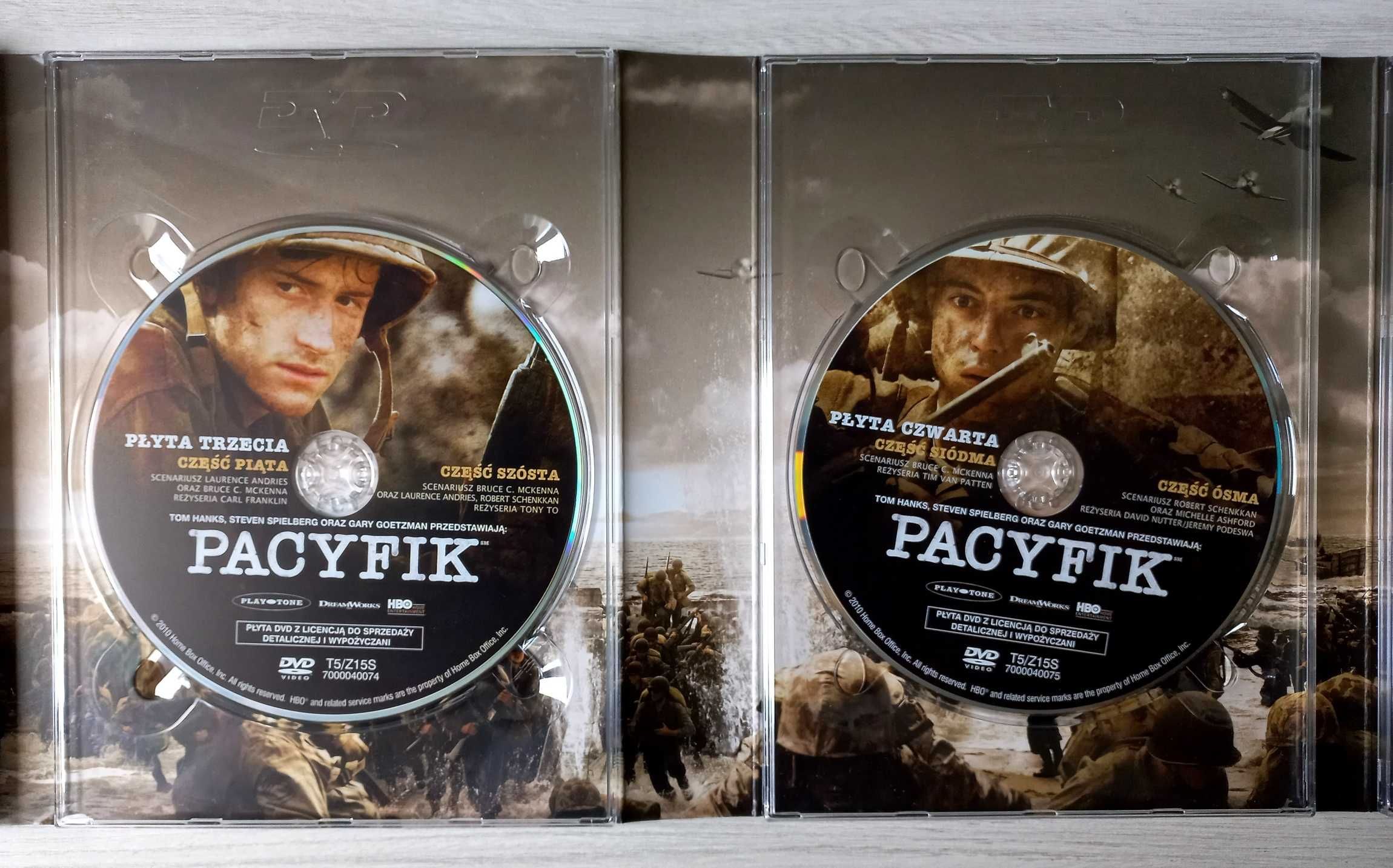 Serial "Pacyfik" 10 odcinków na 6 DVD