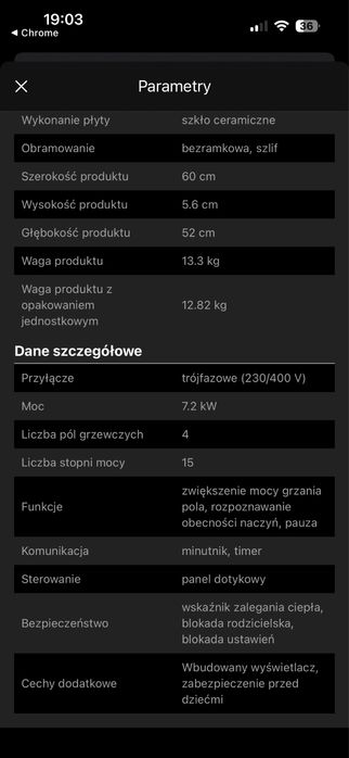 Płyta indukcyjna Samsung duzo funkcji