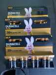 Батарейки лужні Duracell пальчик АА та міні пальчик ААА