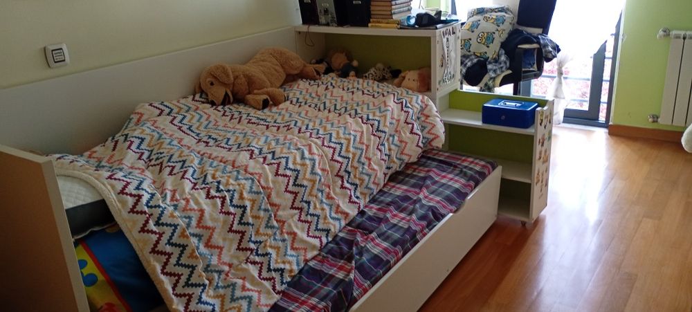 Cama individual dupla