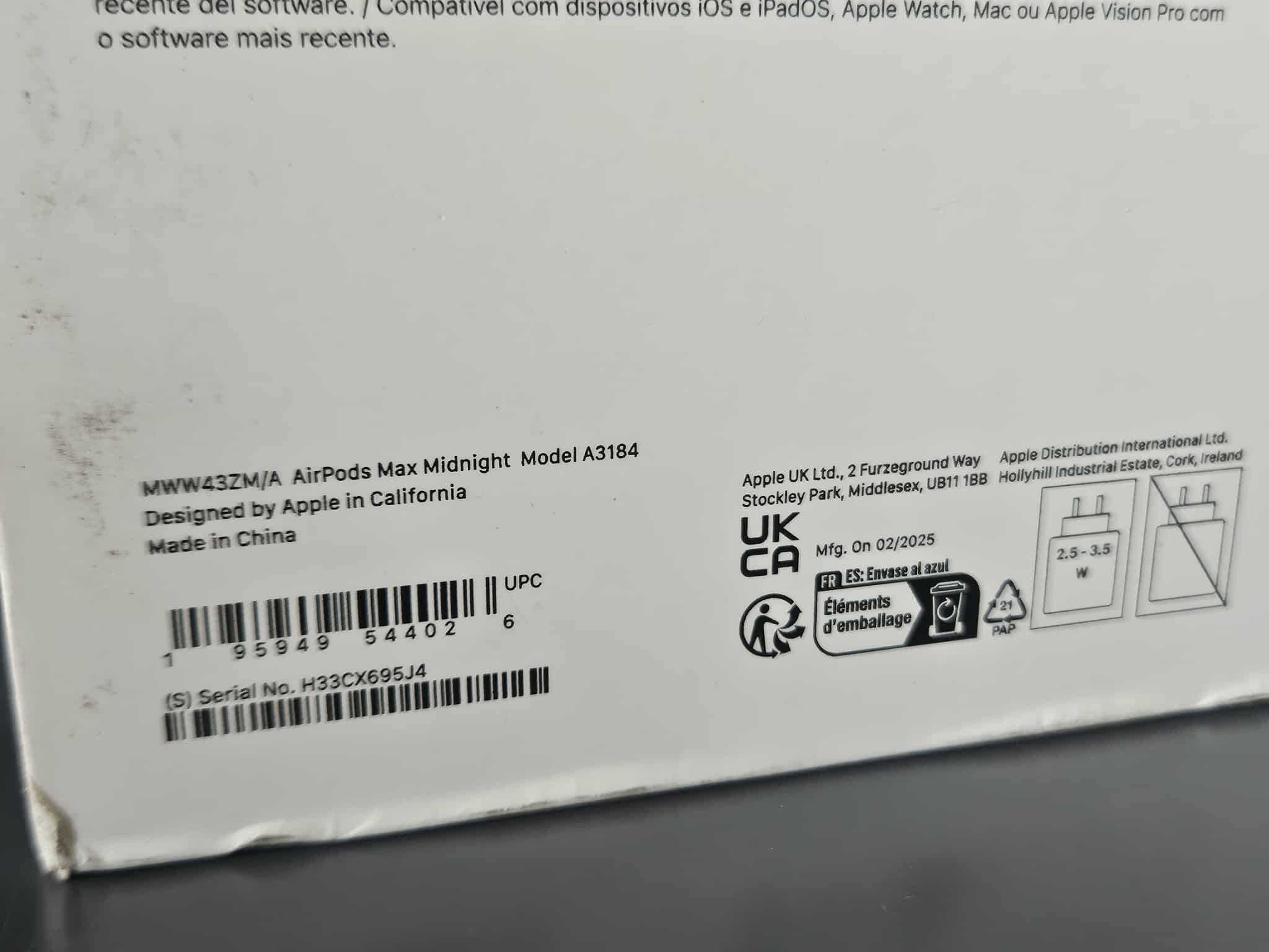 Słuchawki nauszne APPLE AirPods Max ANC Północ