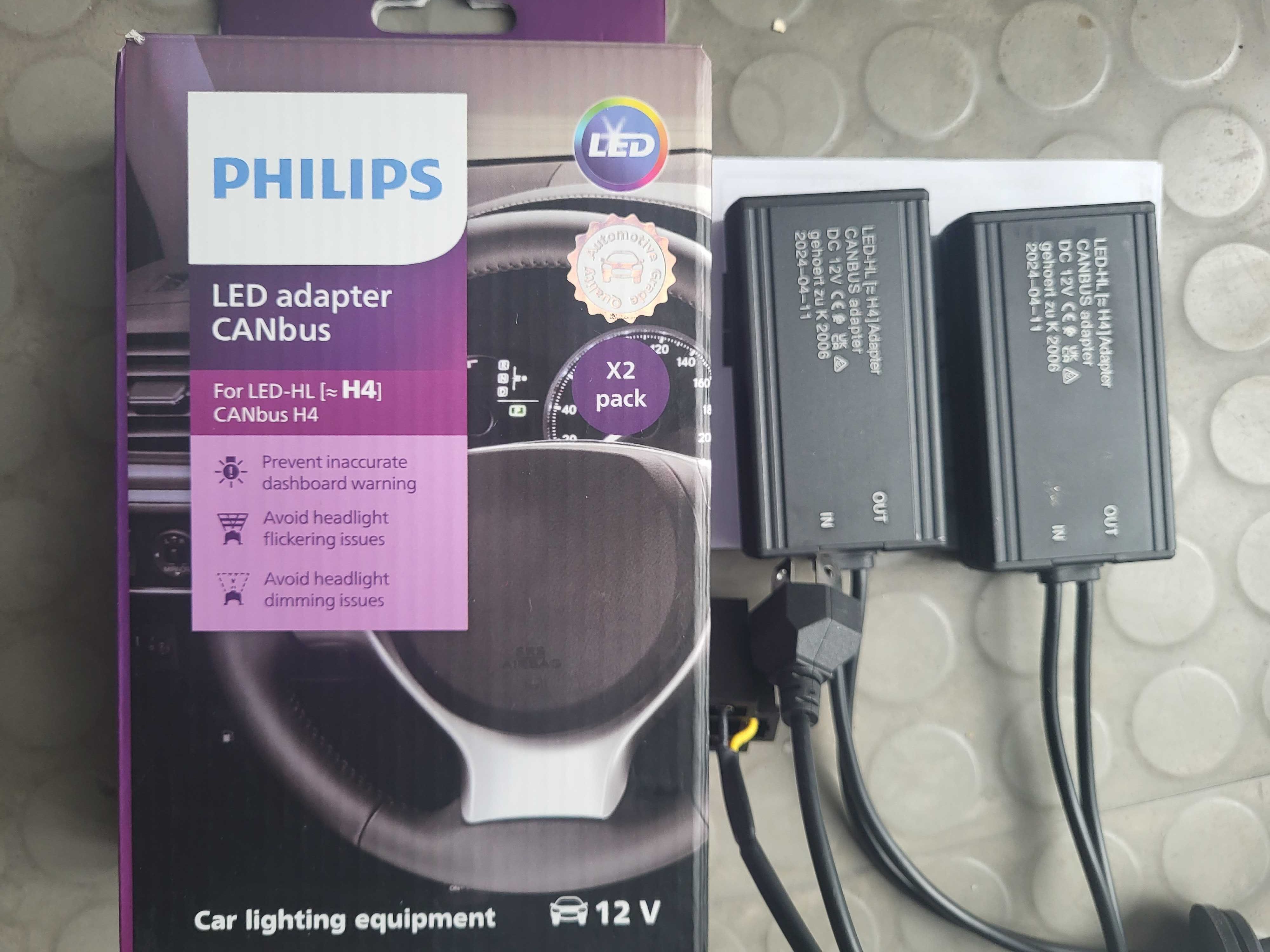 Philips CANbus adapter LED H4  LUM18960X2