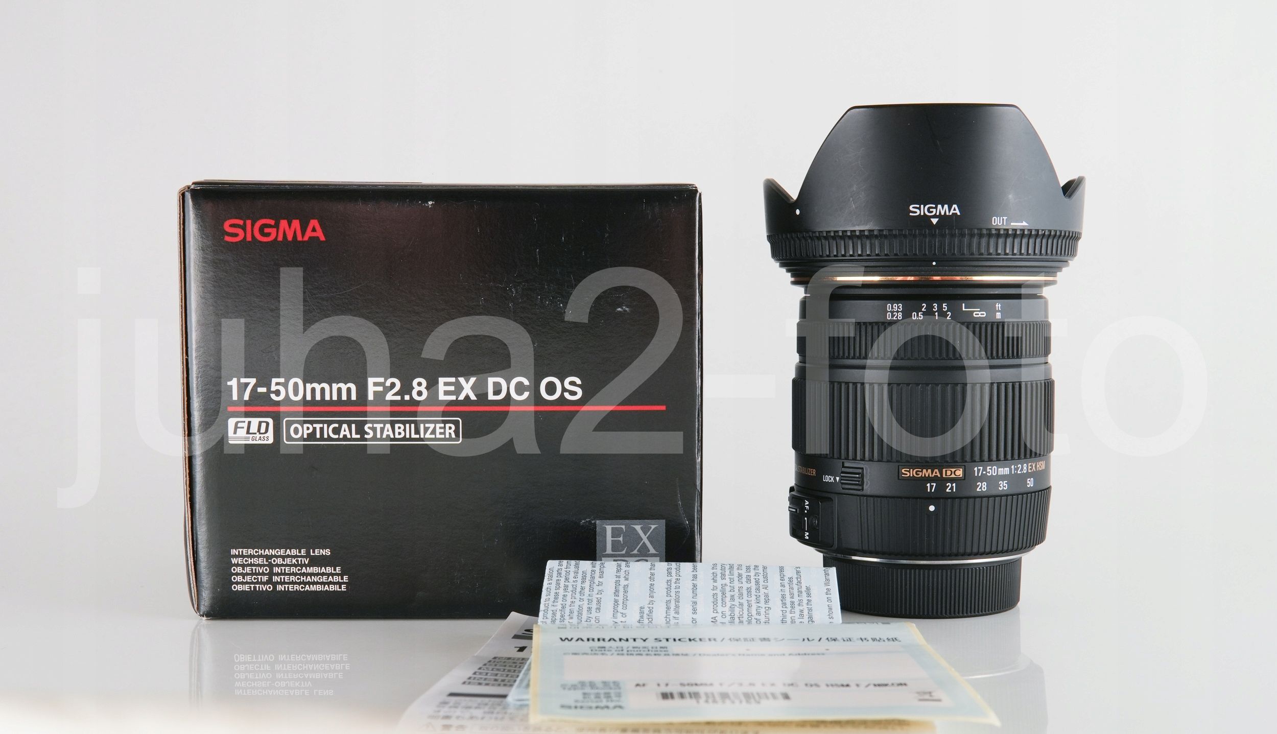 Sigma 17-50 f/2.8 EX DC HSM OS, Stan Idealny, do Nikona