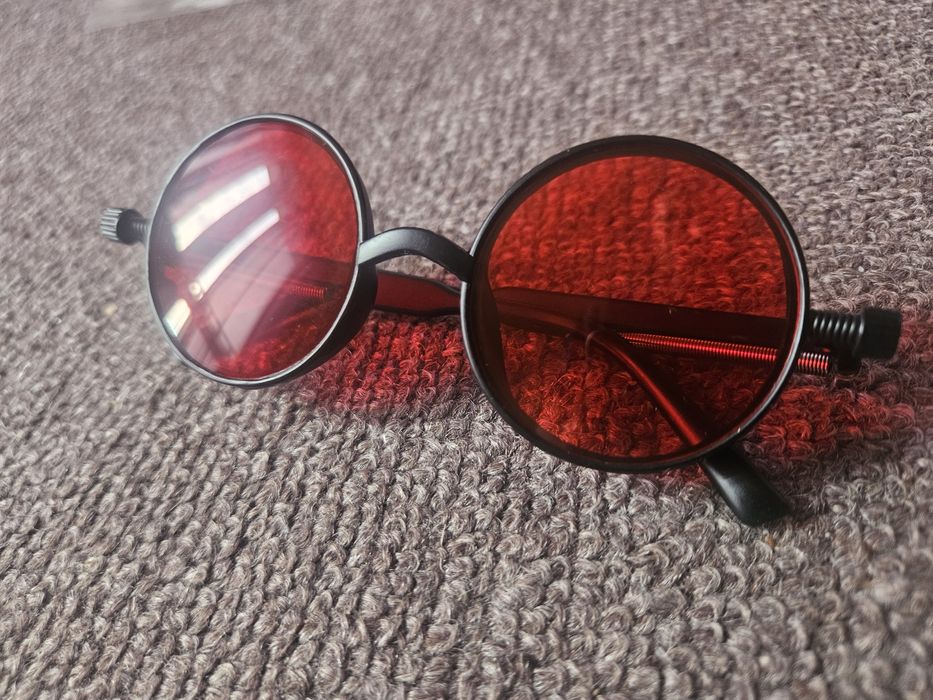 Nowe okulary Emo Gothic Steampunk Postapocaliptic Mad Max