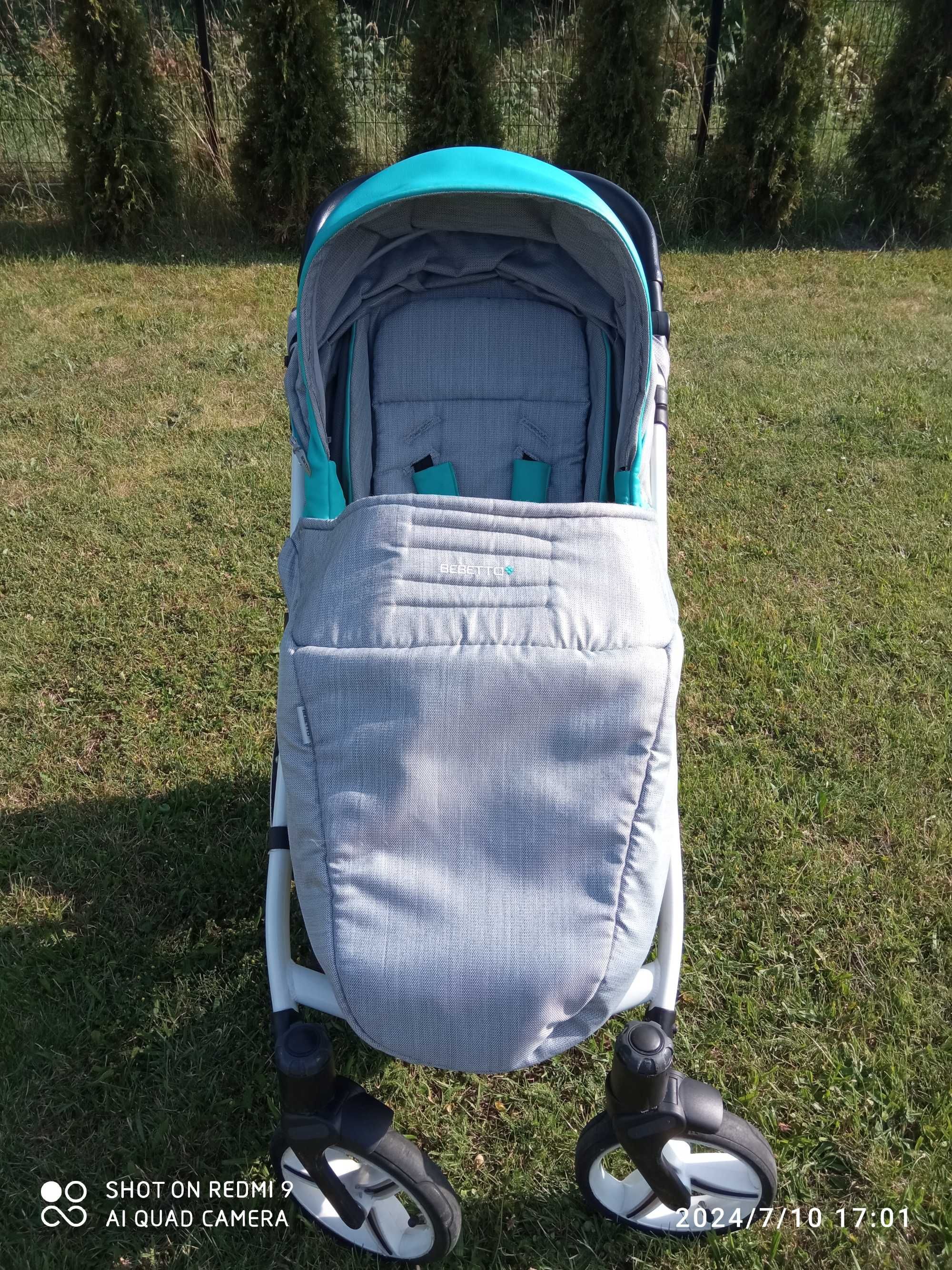 Wózek bebetto vulcano 3w 1 + fotelik maxi Cosi cabiofix