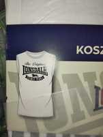 Nowa koszulka żonobijka bokserka Lonsdale XL biała