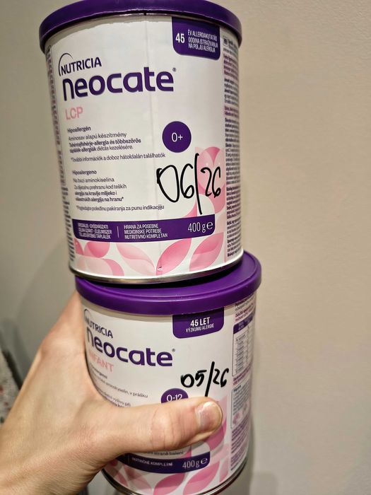 neocate lcp 2 szt 120zł