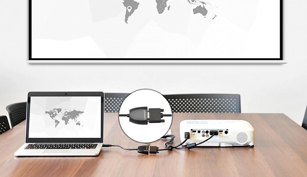 Ugreen kabel przewód przejściówka adapter jednokierunkowy z HDMI (męsk