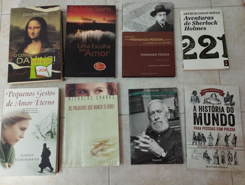 Vários livros à escolha