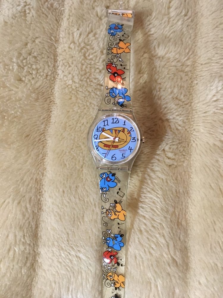 Relógio swatch gato/rato [ULTIMO PREÇO]