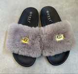 Klapki damskie z futerkiem bootleg ugg 38