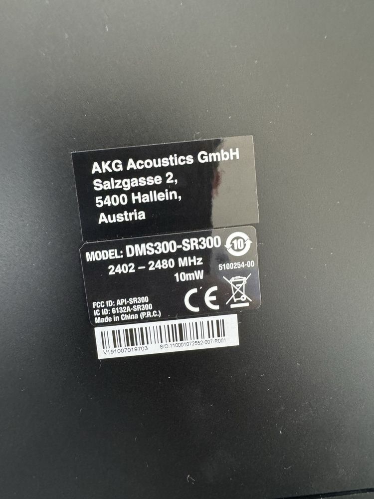 Mikrofon bezprzewodowy AKG DMS300 nowy!