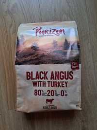 Purizon black angus with turkey 1kg Adult bezzbożowa