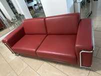Czerwona sofa, mega wygodna, nowoczesna