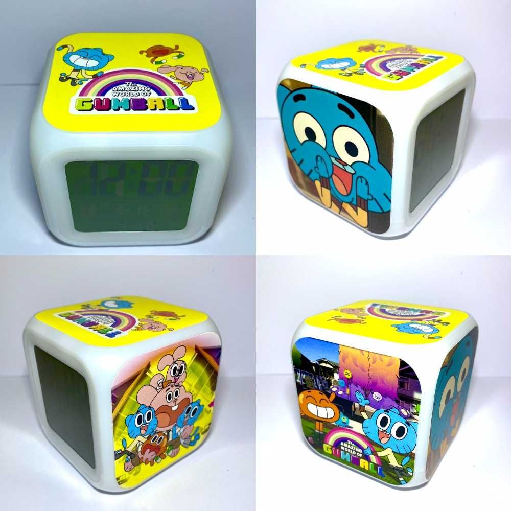 Годинник + бананка Гамбол Gumball будильник хамелеон