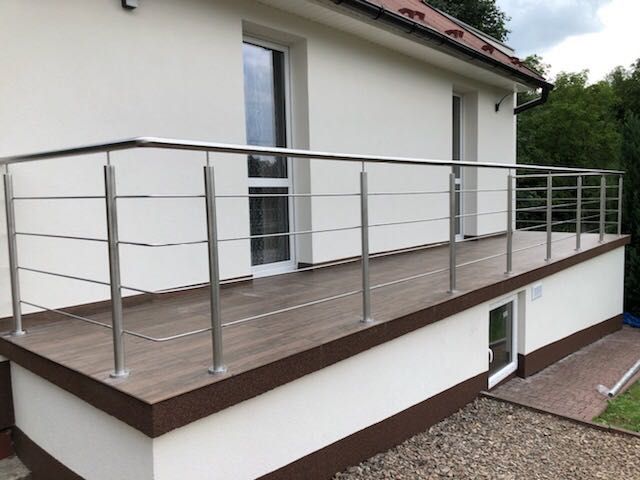 Balustrady nierdzewne zabezpieczenia okienne