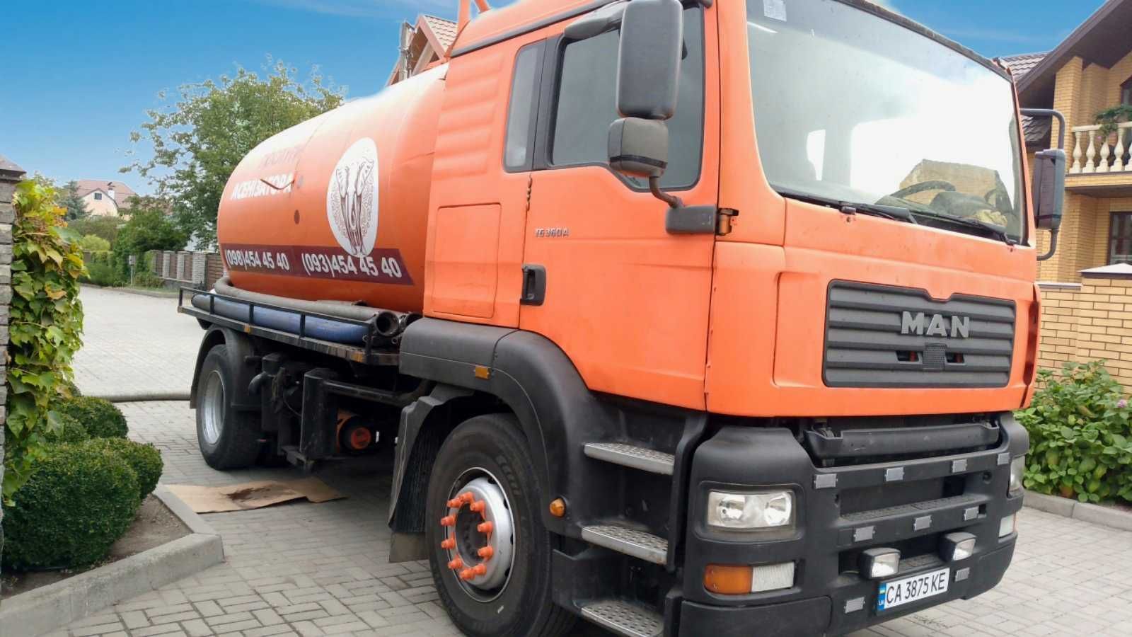 Послуги асенізатора. Викачка зливних ям, септиків та вуличних туалетів