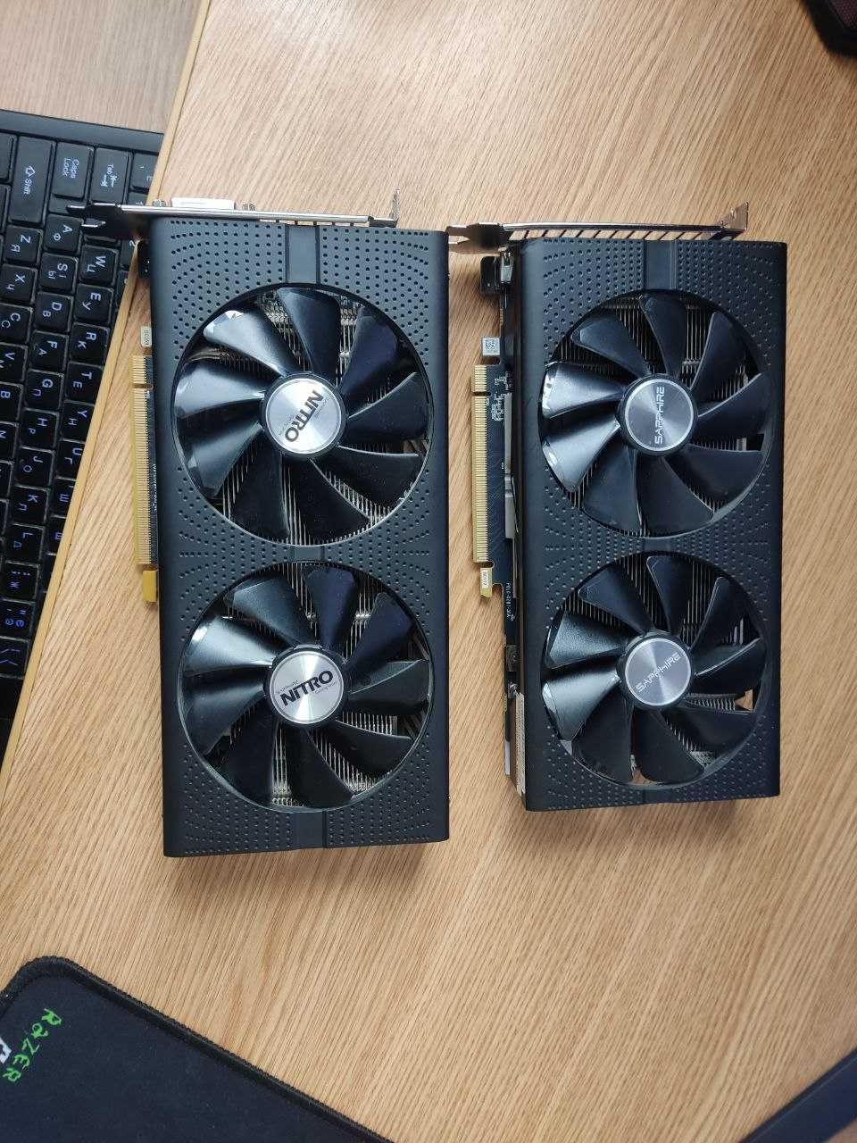 продам под ремонт rx570 4gb sapphire pulse и rx470 nitro 4gb