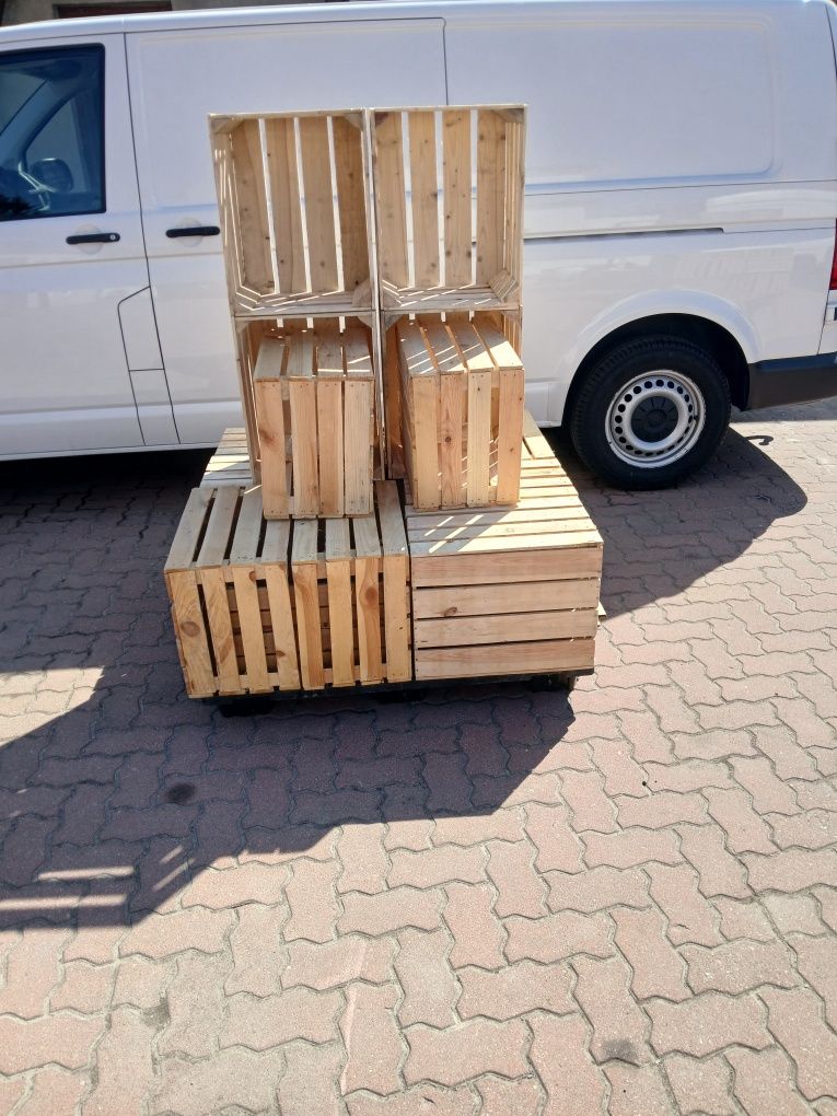 skrzynki drewniane 50x40x30 tzw jedynka