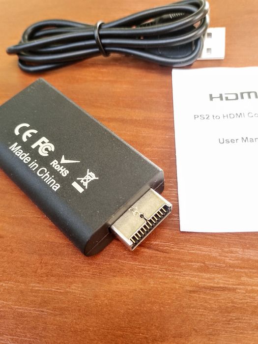 НОВЫЙ PS2 TO HDMI видео конвертер аналогового(av)сигнала в цифру(hdmi)