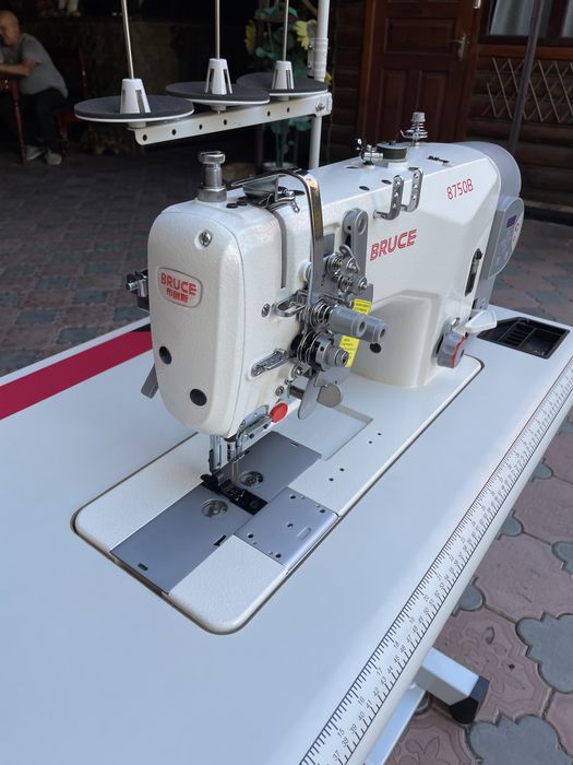 Двохголкова швейна машина BRUCE 8750B (двухигольная швейная Jack)