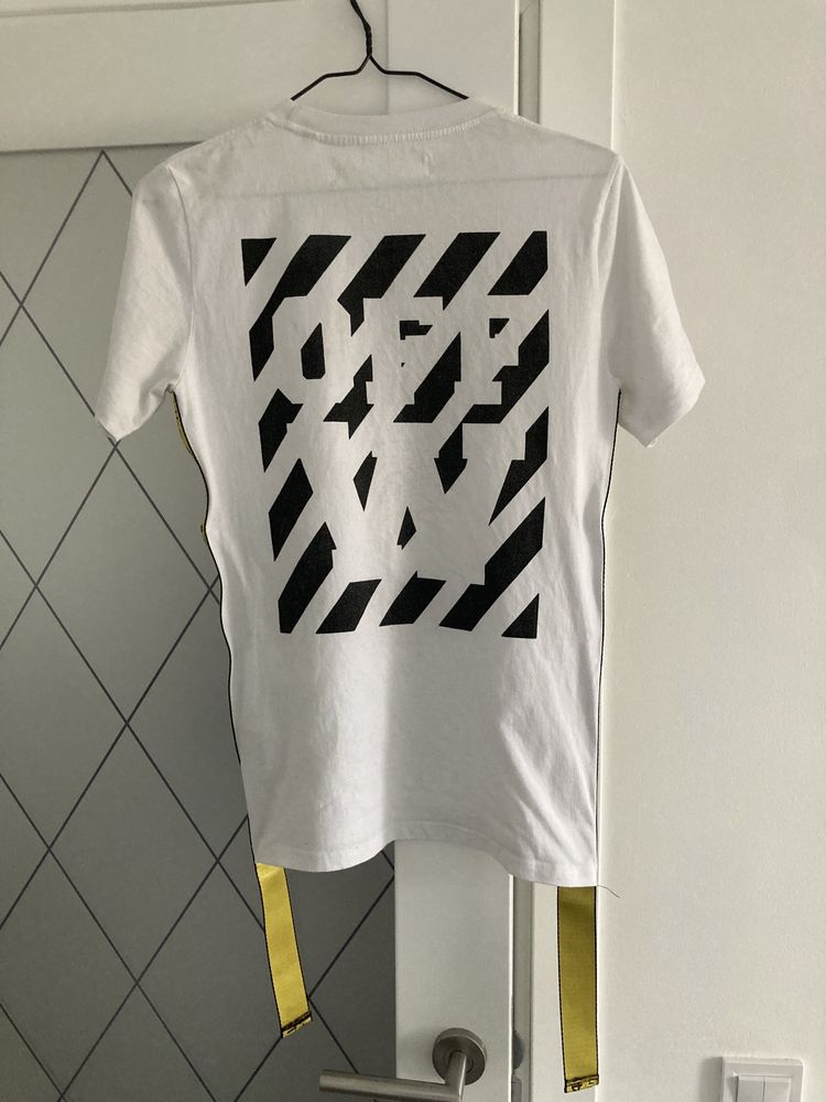 Футболка Off White Оригінал Virgil Abloh з лампасами