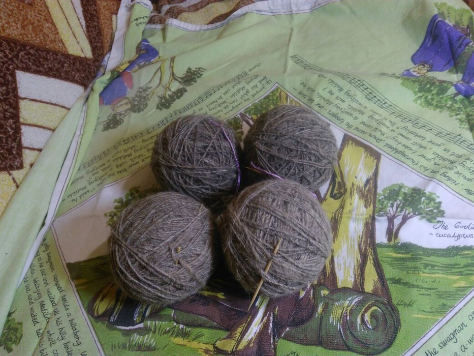 Продам пряжу из собачьей шерсти