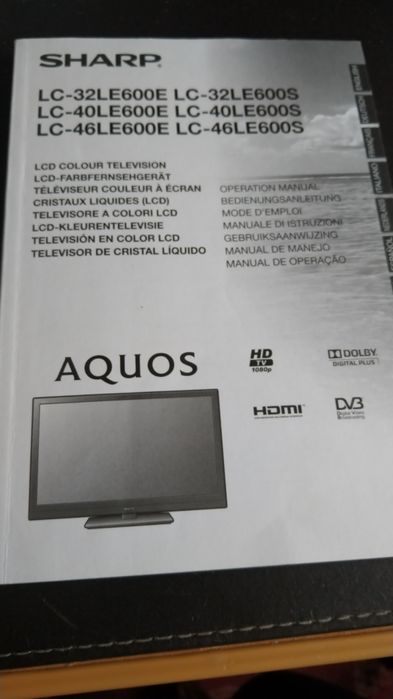 Telewizor Sharp LC-32LE600 w dobrym stanie.