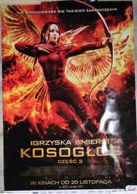 Plakat kinowy igrzyska śmierci kosoglos
