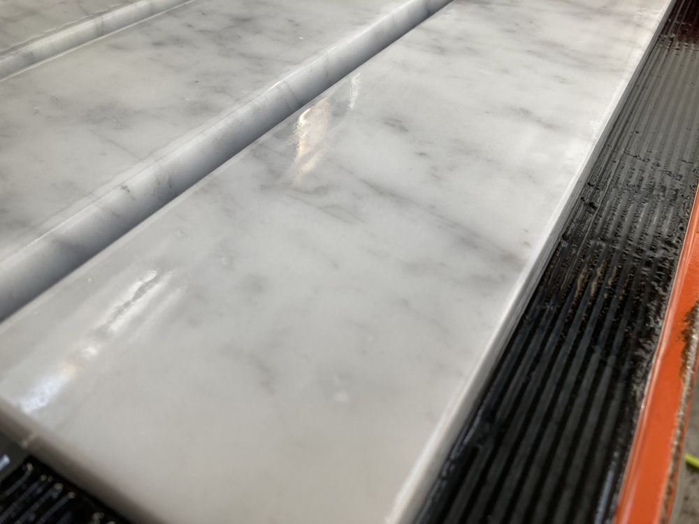 Listwa marmurowa plytka Bianco di Carrara na wymiar