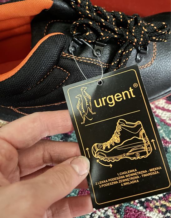 Черевики робочі з металевим підноском Urgent, Польща