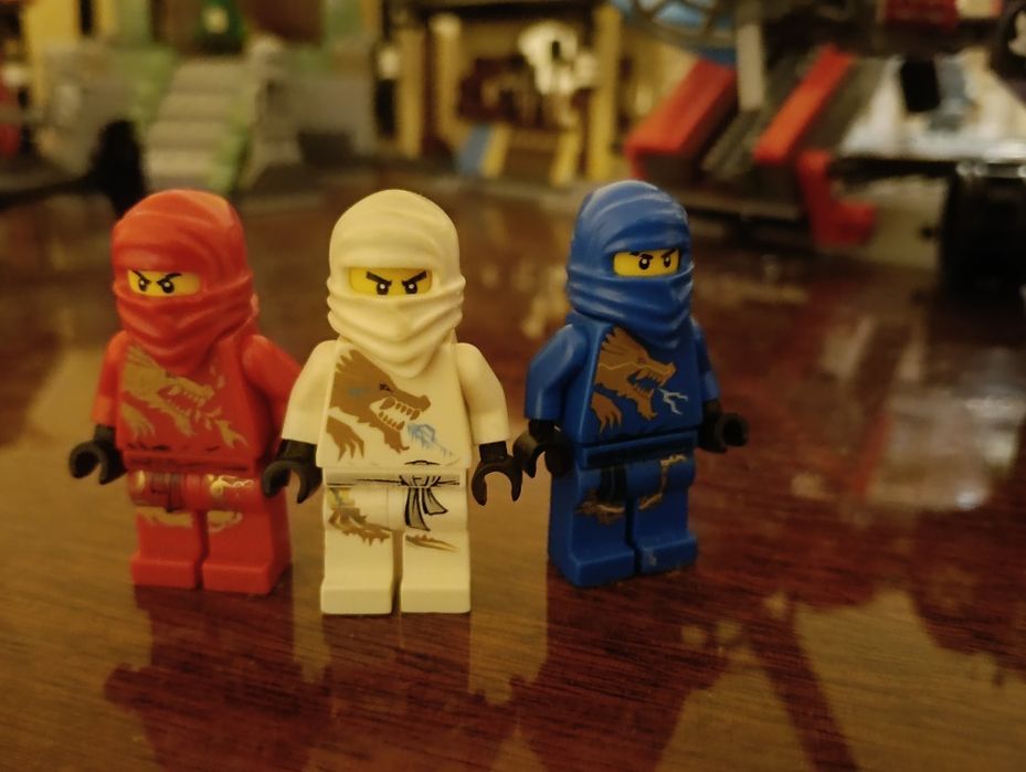 LEGO ninjago. Zane,Jay,Kai dx