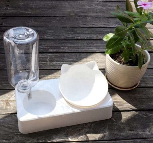 MISKA z DOZOWNIKIM na wodę na stojaku