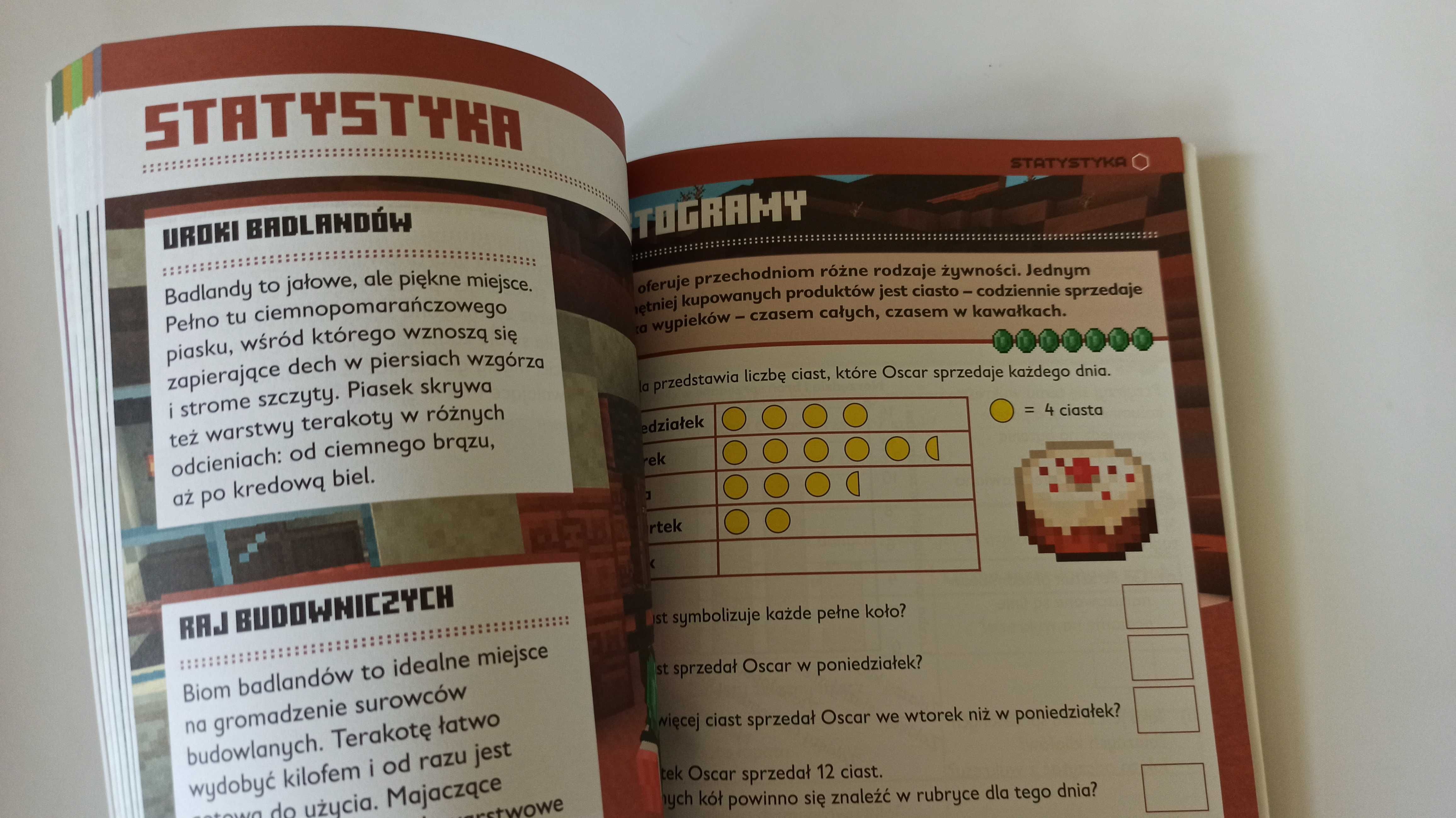 Minecraft – Matematyka MeGa zadania  dla dzieci 10+