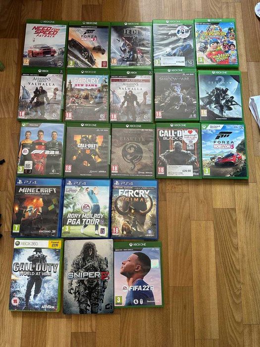 Колекція дисків XBOX One , Series X FIFA 22, Forza Horizon 5, Call of,