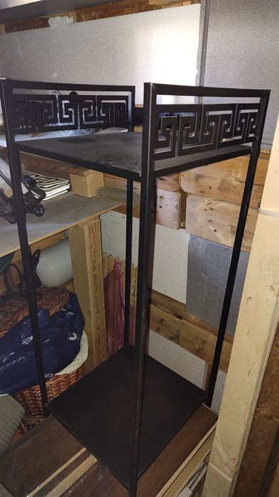 Stojak na drewno kominkowe metalowy loft