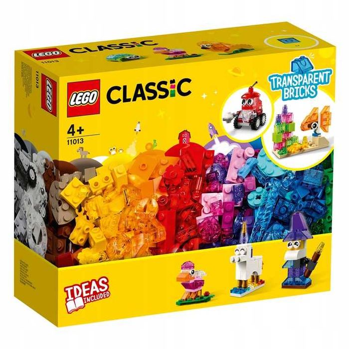 LEGO CLASSIC Kreatywne przezroczyste klocki 11013  *NOWE*