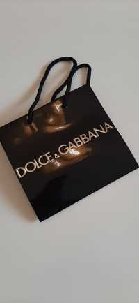 Saco papel preto Dolce e Gabbana