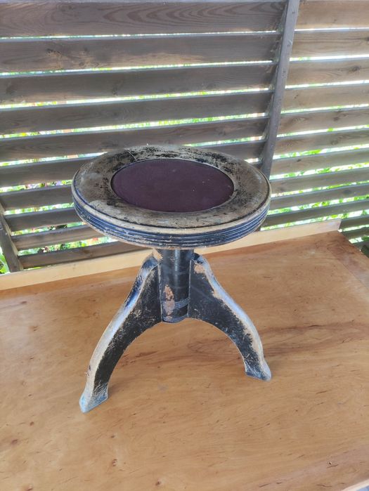 Stołek do fortepianu stary przedwojenny antyk