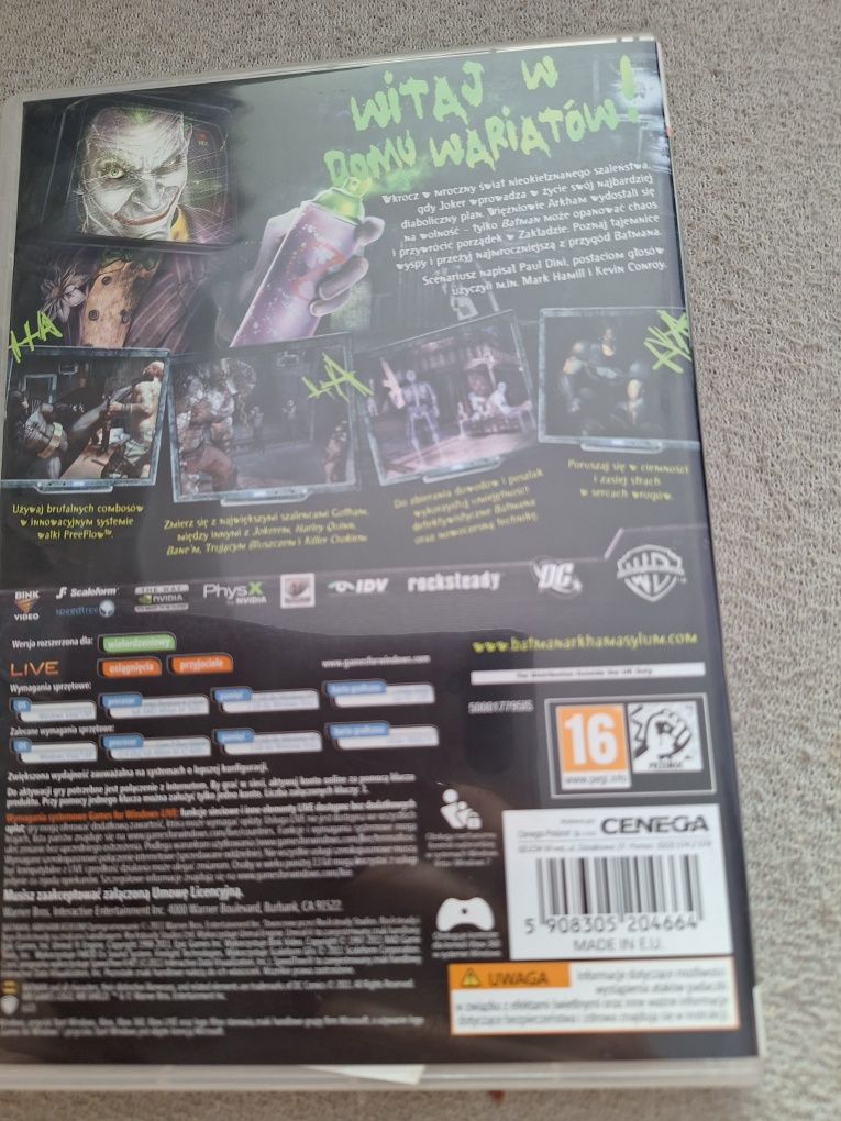 Batman arkham asylum gra pc