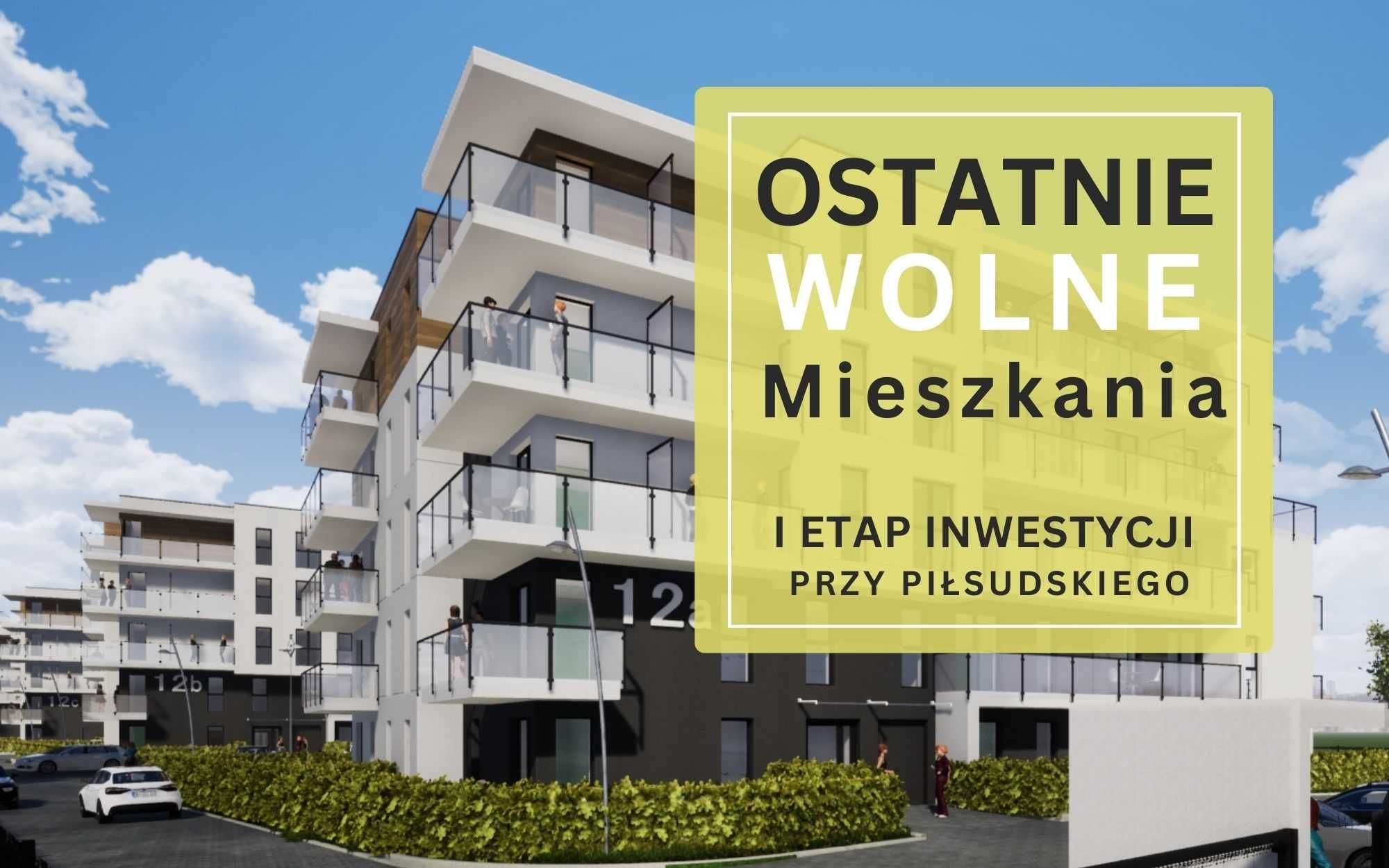 Osiedle Piłsudskiego Koluszki |47,57m² I balkon 7,57m2
