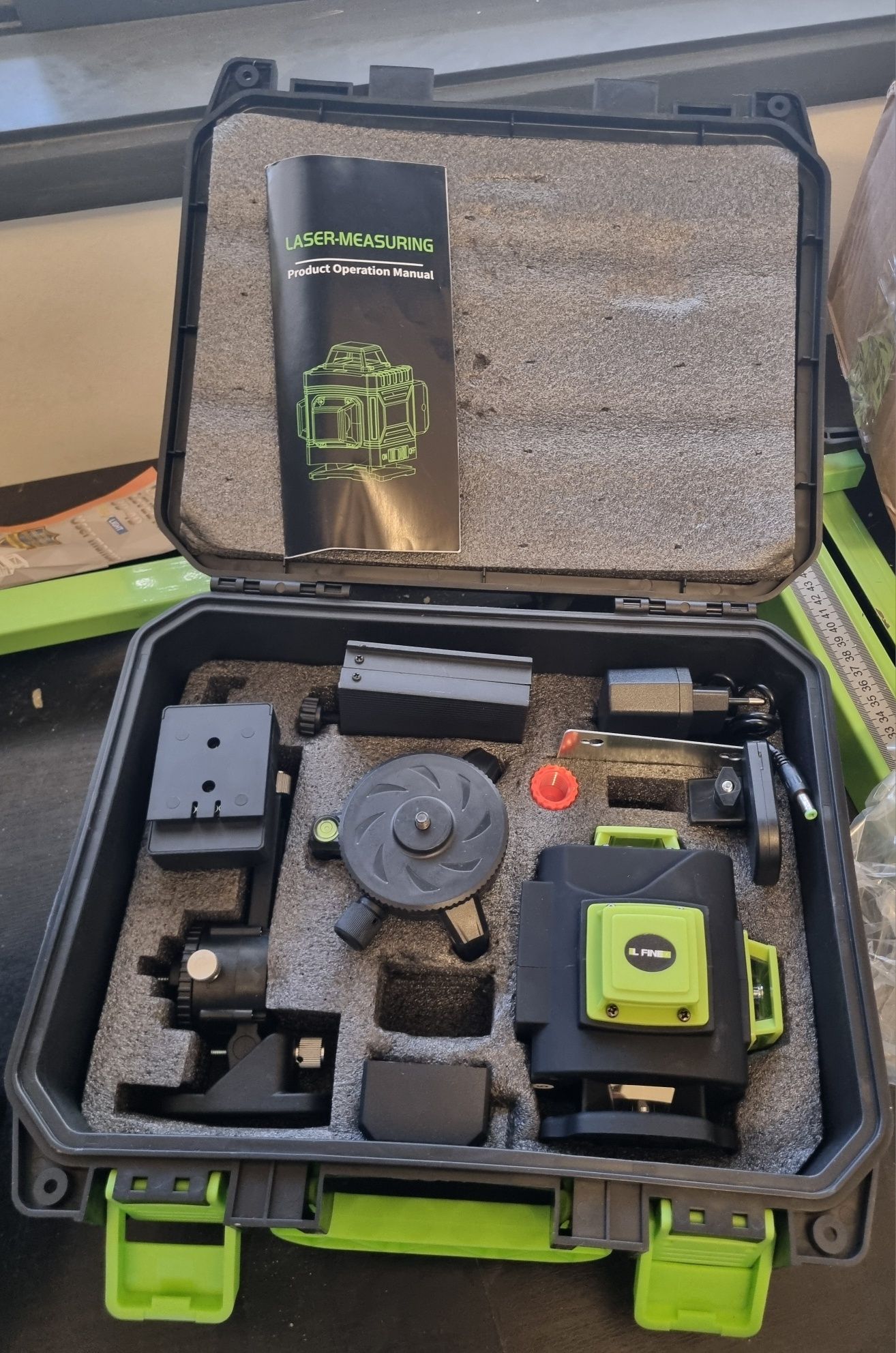 Nível laser 16 linhas com tripé