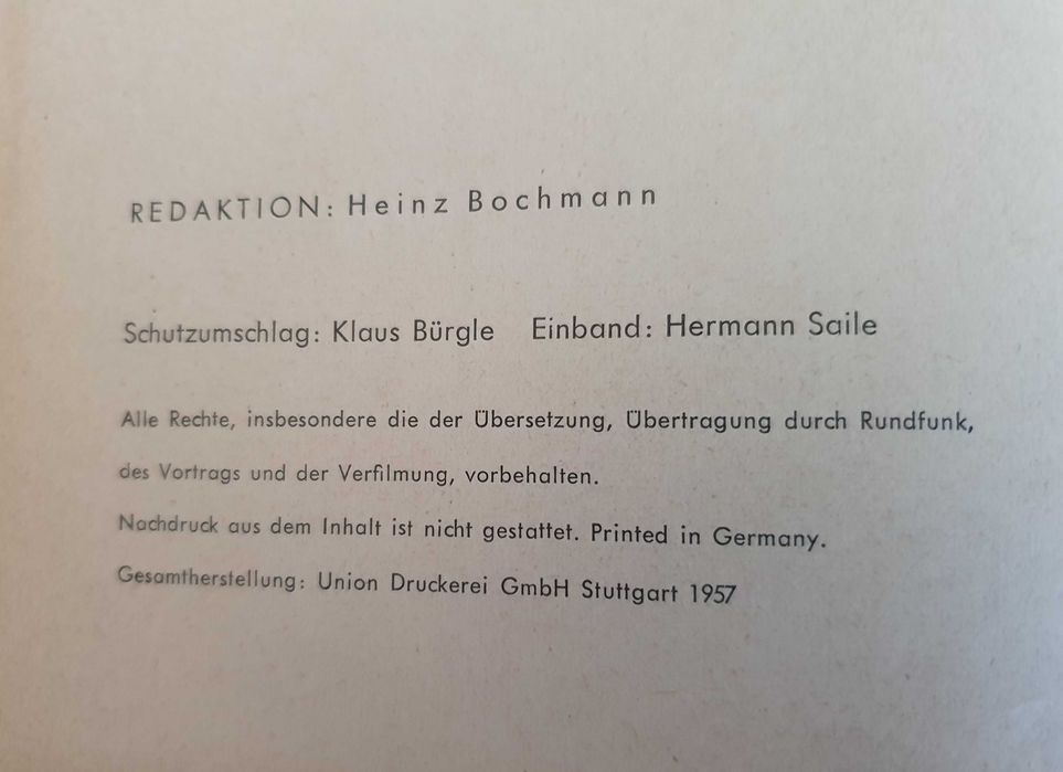 Livro Das Neue Universum 74 - Germany - 1957