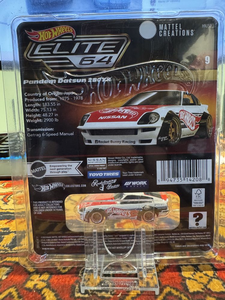 Datsun 280ZX Hot Wheels Elite64 nowy