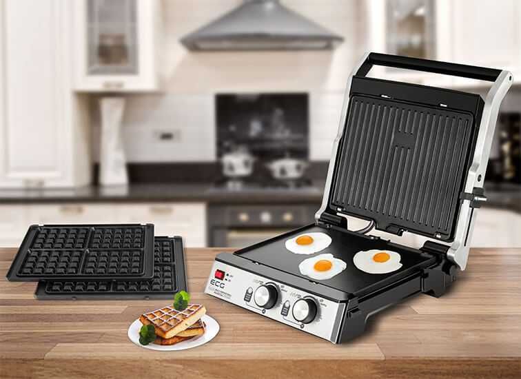 grill opiekacz panini gofry BBQ 3w1 2000W HIT Cenowy