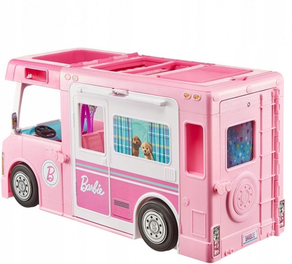 Игровой набор Barbie Кемпер 3 в 1 (GHL93)