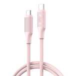 Kabel XO USB-C - USB-C 1,0 m 60W kolor: różowy