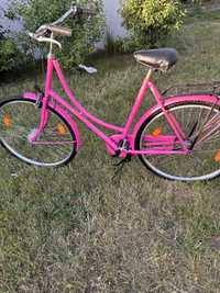 Rower miejski Bella Epoque różowy damski